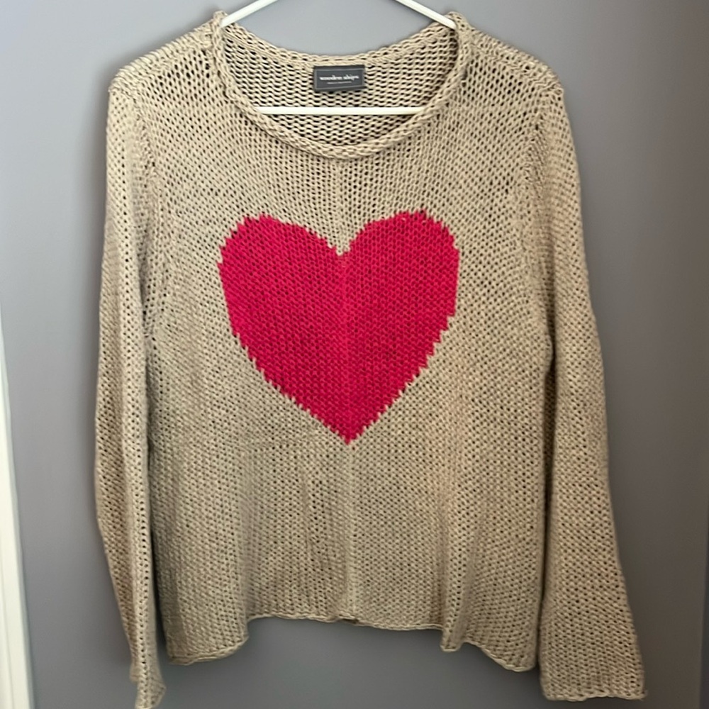 WOODEN SHIPS Crochet Heart 🩷 Top